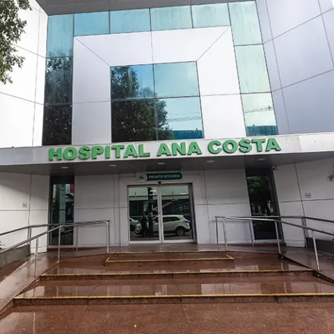 hospital Ana Costa Saúde, fachada